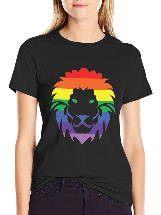 Rainbow Lion Graphic T-Shirt - Pride Apparel