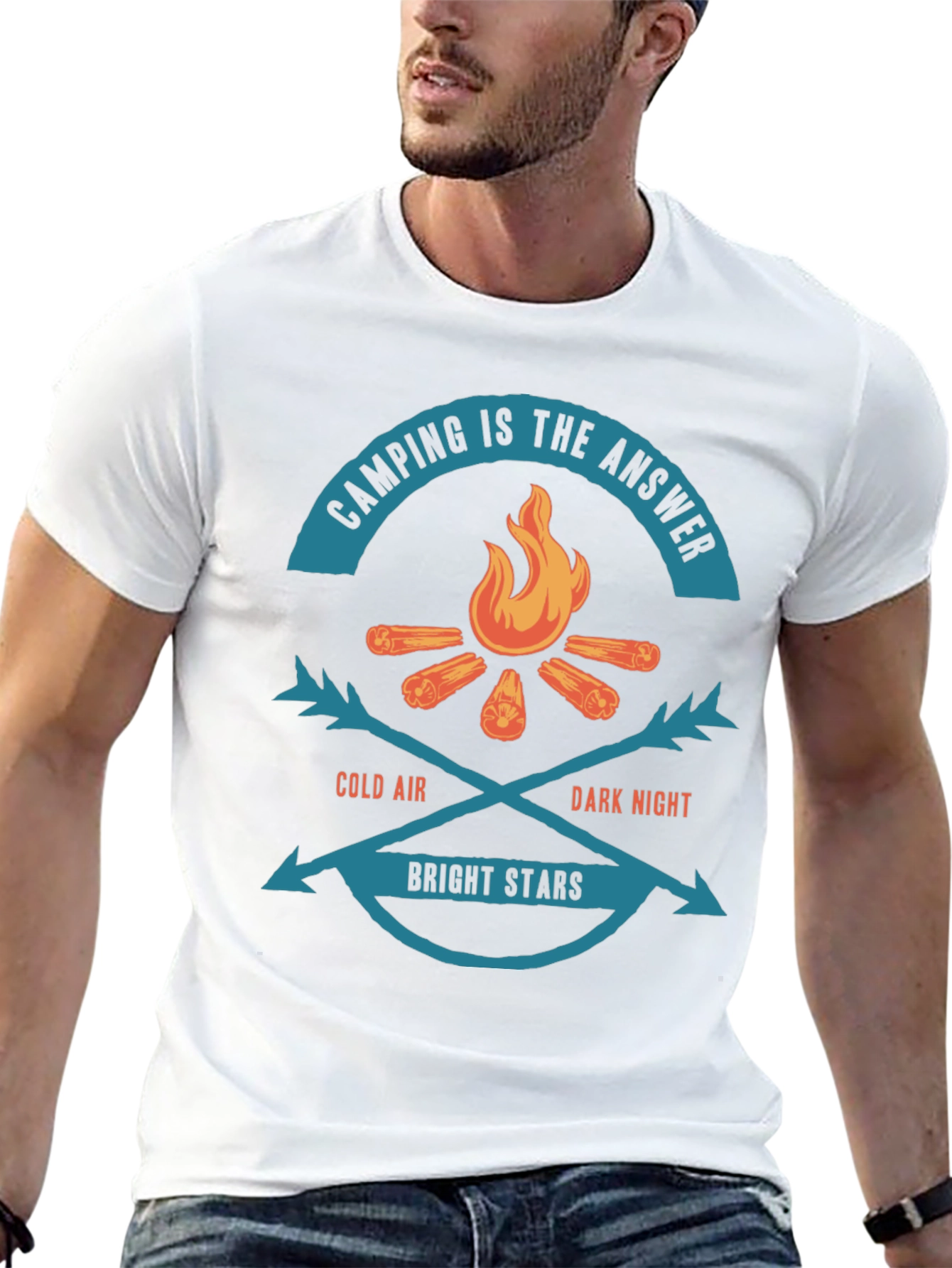 Camping is the Answer Graphic Tee