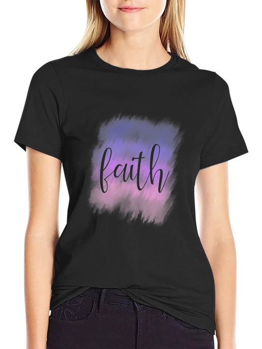 Faith Graphic Tee - Stylish & Comfortable Black T-Shirt