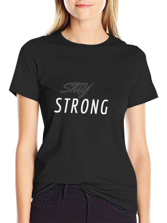 Stay Strong Graphic Tee - Mens Black T-Shirt