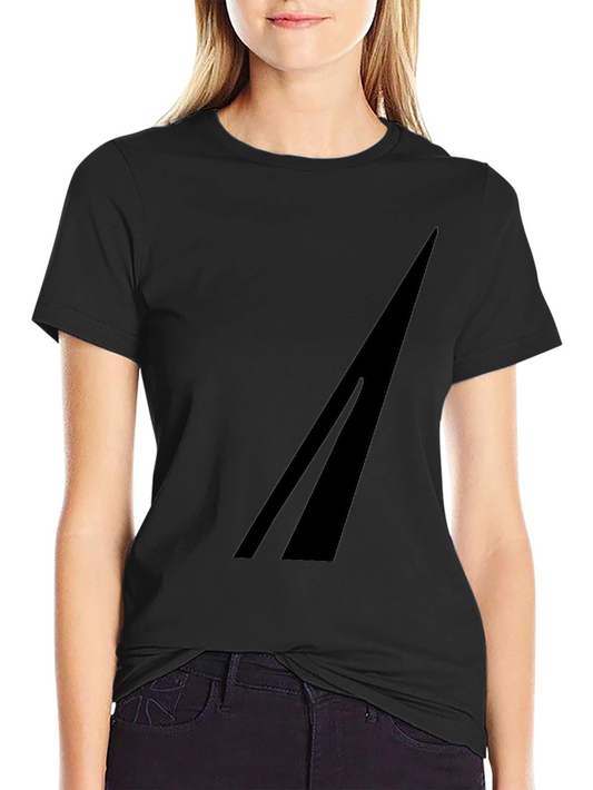 Mens Black Graphic Tee - Minimalist Design