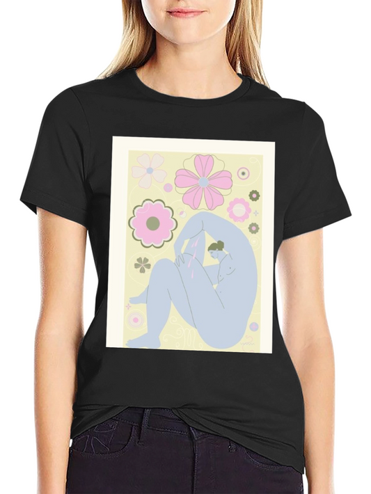 Abstract Art Tee - Black Graphic T-Shirt