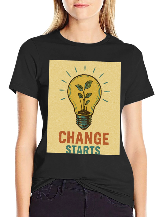 Eco-Friendly Change Starts T-Shirt