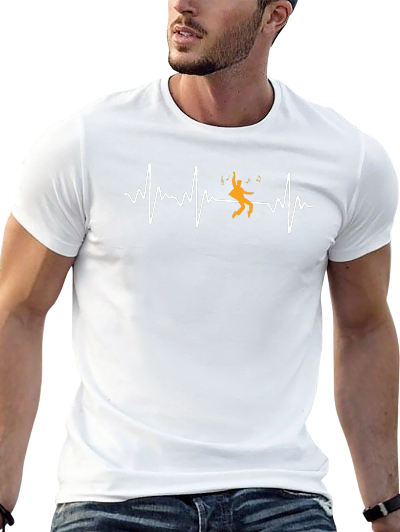 Music Lovers Heartbeat T-Shirt