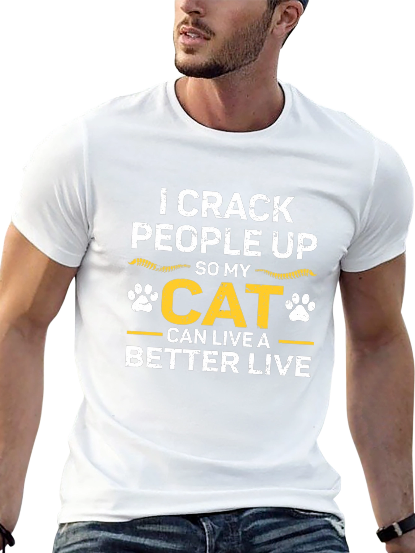 I Crack People Up Cat T-Shirt