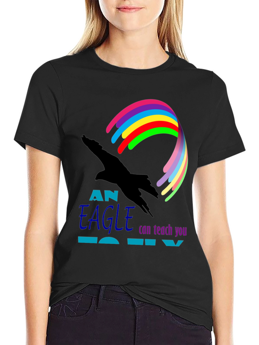 Eagle Teach You To Fly Graphic Tee