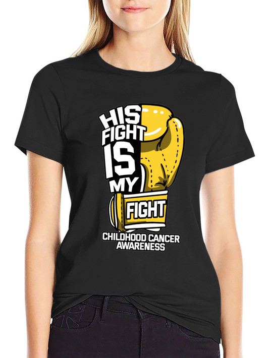 Childhood Cancer Awareness Boxing Glove T-Shirt