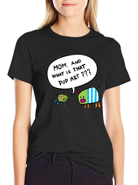 Pop Art Pigs Graphic T-Shirt - Funny & Stylish