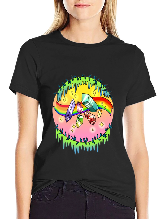 Crystal Rainbow Graphic Tee