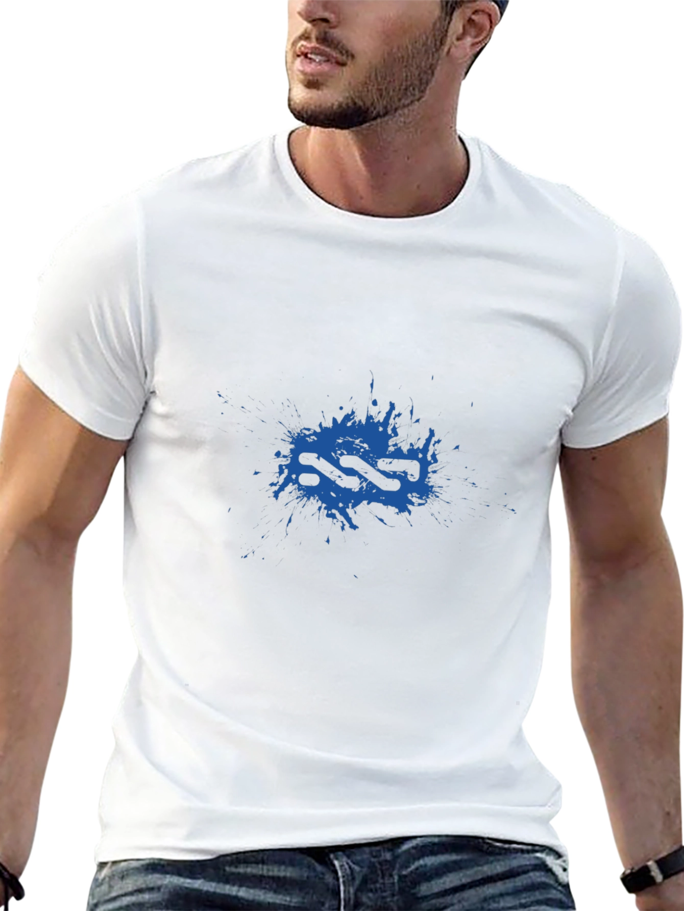 Abstract Graphic Tee - Modern Style