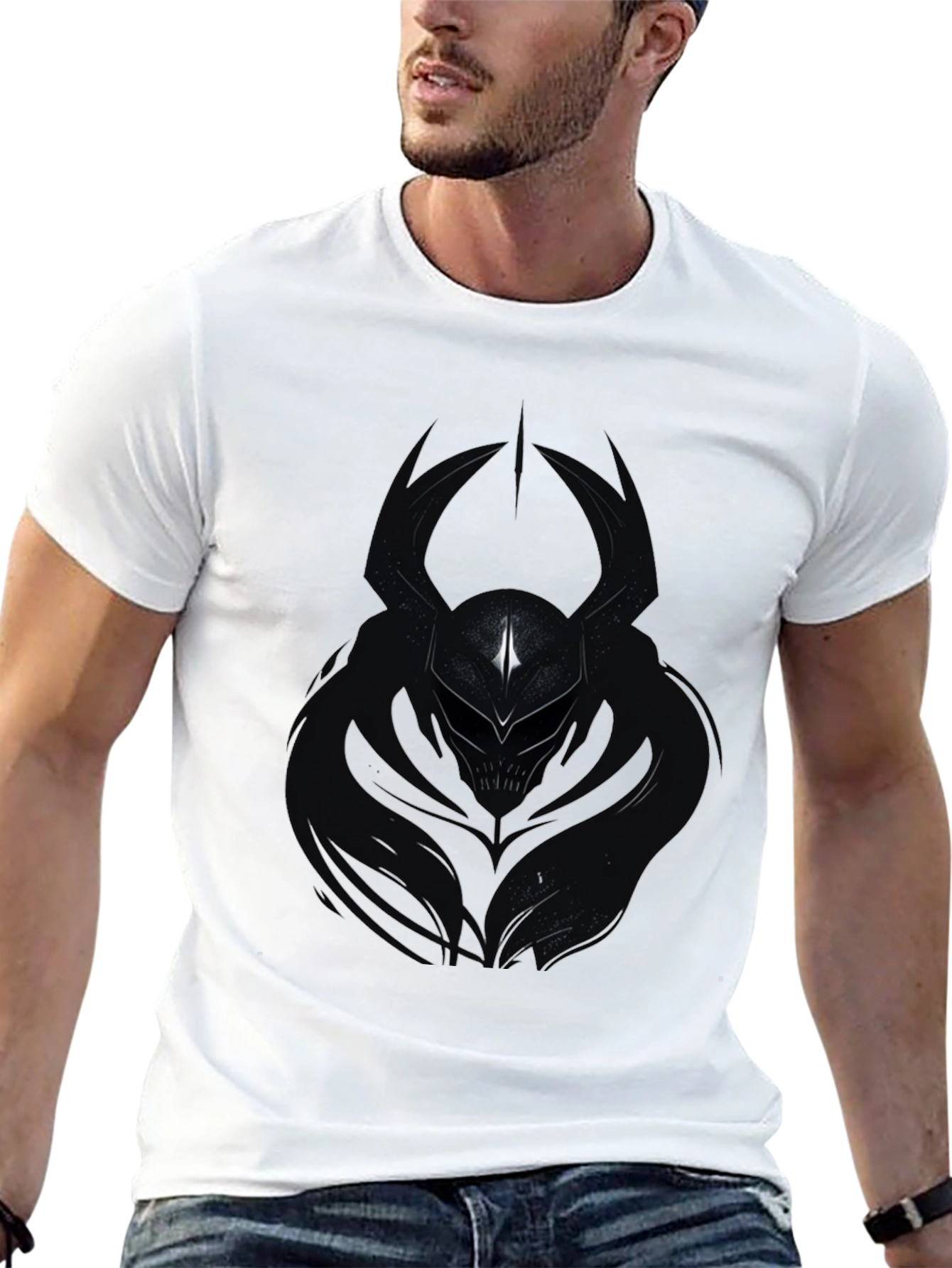Dark Knight Graphic Tee - Mens Black T-Shirt