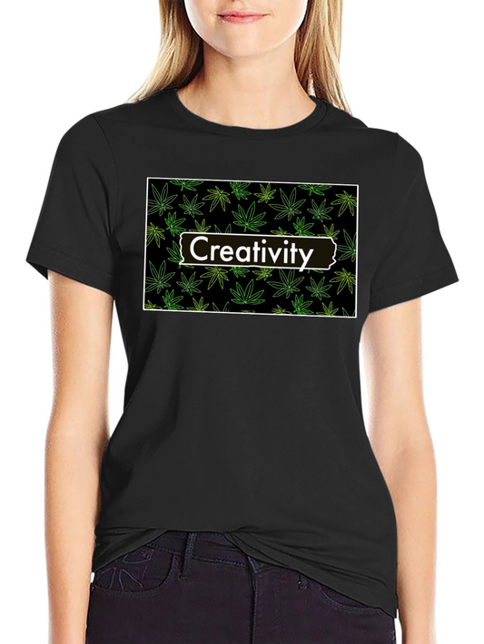 Creativity Marijuana Leaf T-Shirt