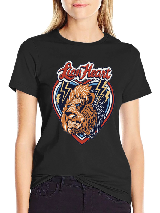 Lion Heart Graphic Tee - Bold Style Premium Comfort