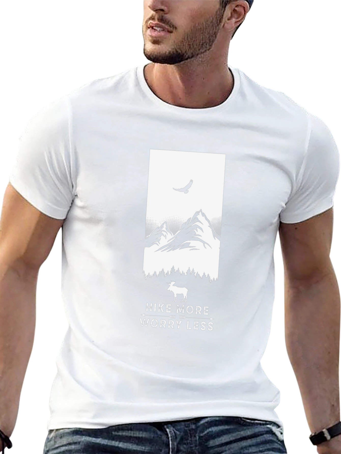 Hike More Worry Less Graphic Tee