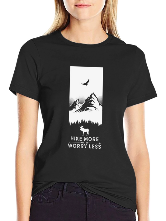 Hike More Worry Less Graphic Tee