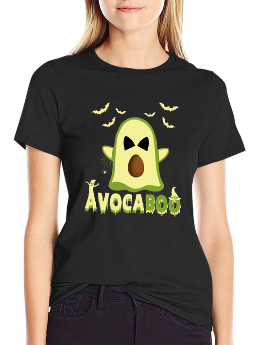 Avocabooo Halloween T-Shirt - Funny Avocado Ghost Tee