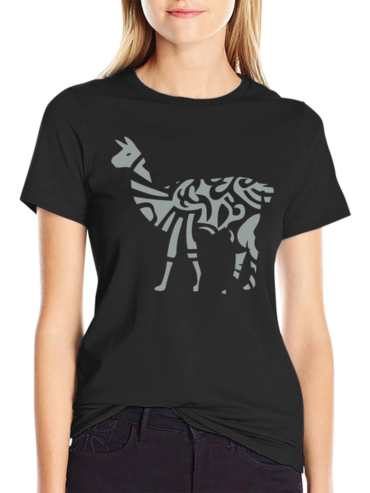 Tribal Llama Graphic Tee - Unique Mens T-Shirt
