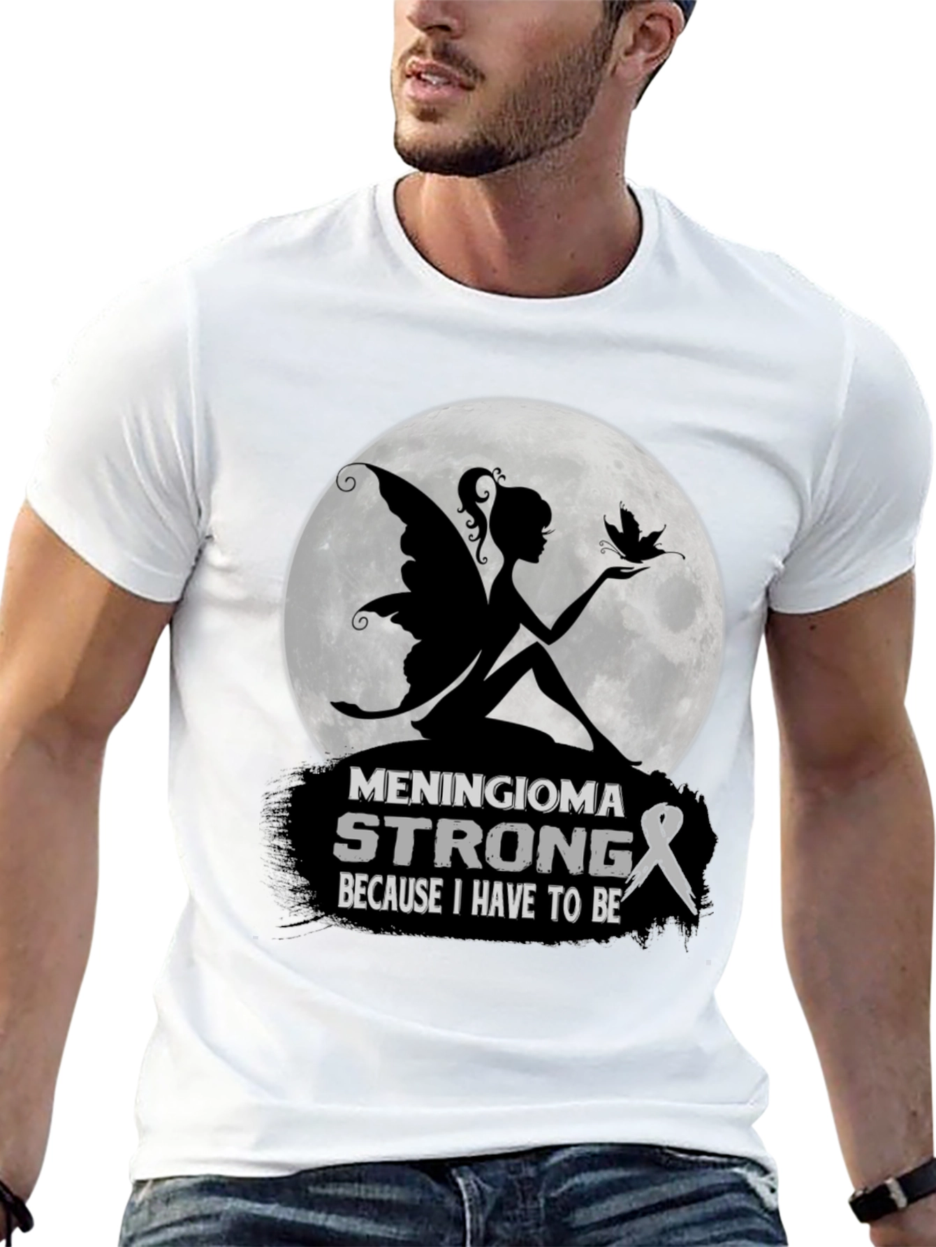 Meningioma Strong T-Shirt - Awareness Support