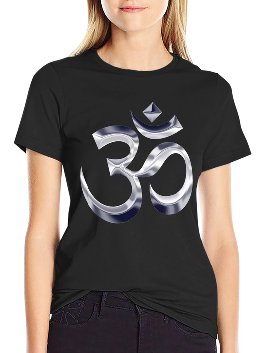 Om Symbol Graphic Black T-Shirt