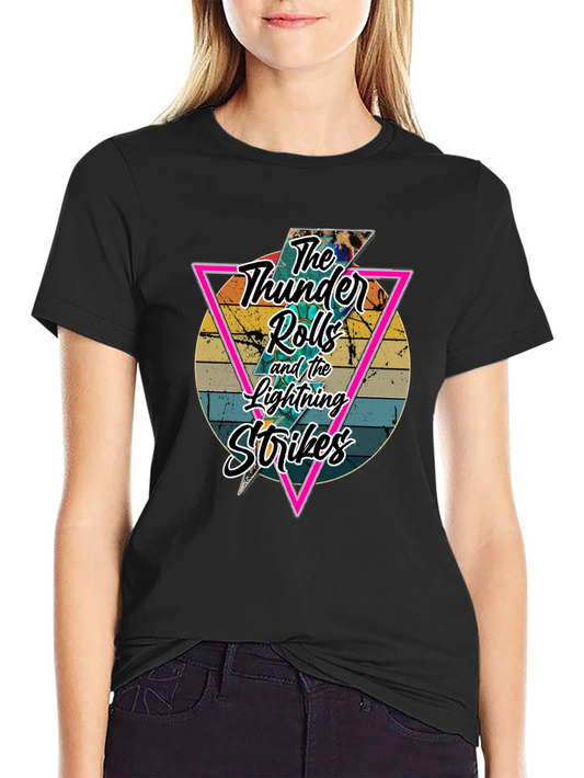 Retro Thunder Rolls Graphic T-Shirt
