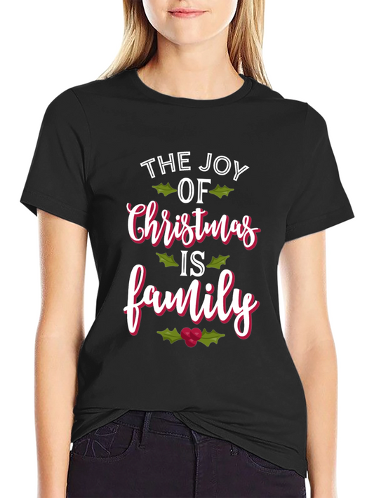 Joy of Christmas Family Holiday T-Shirt