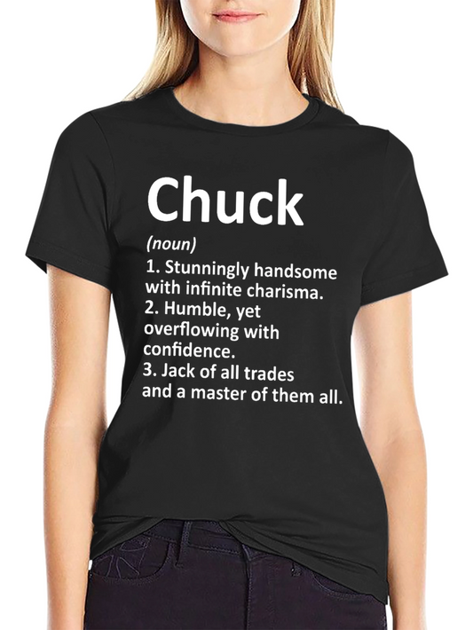 Chuck Definition T-Shirt - Handsome Humble Jack of All Trades