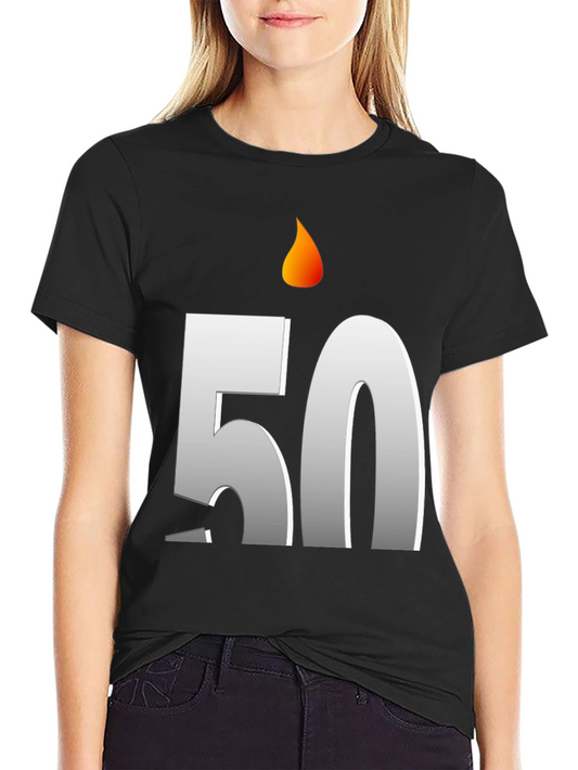 Birthday 50 Candle T-Shirt - Celebrate in Style!