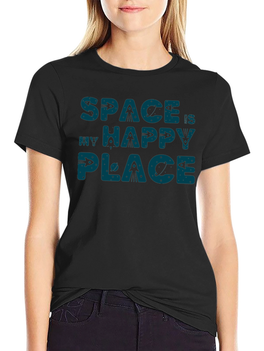 Space Is My Happy Place Graphic T-Shirt