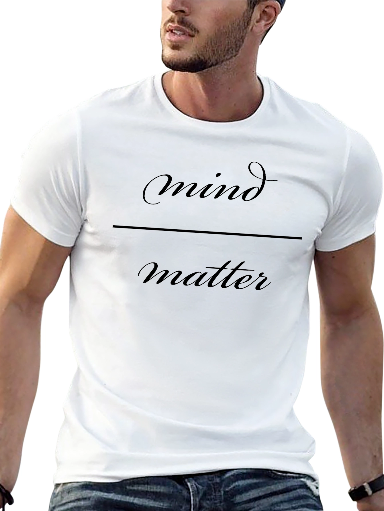 Mind Over Matter Graphic Tee - Black