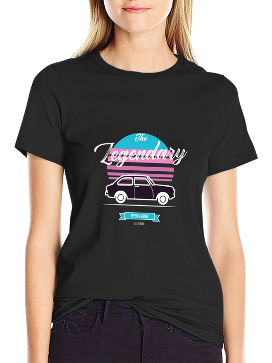 The Legendary Speed Shadow Retro Car T-Shirt