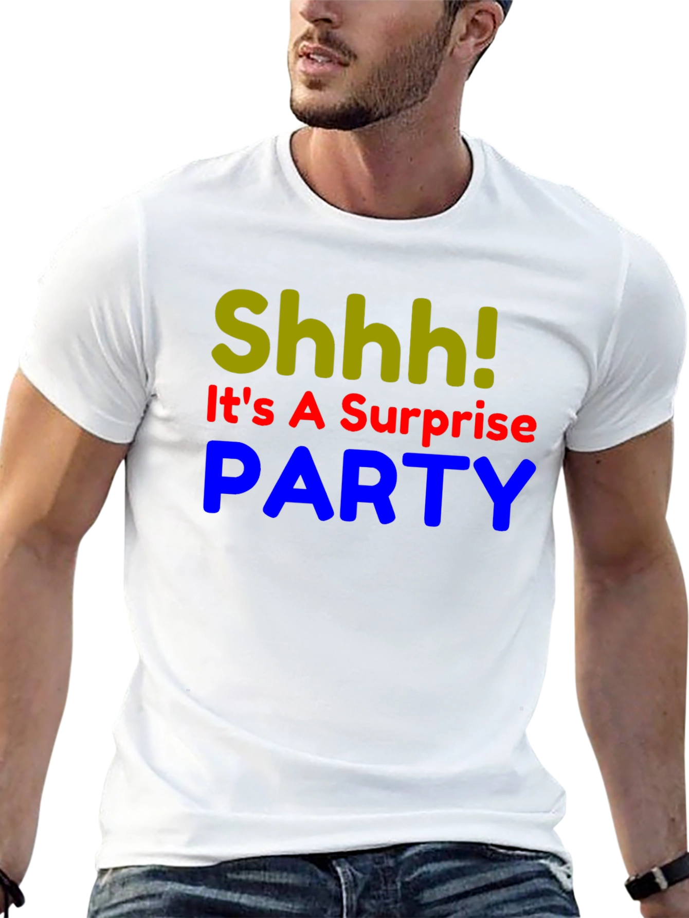 Surprise Party T-Shirt - Shhh! Funny Birthday Tee