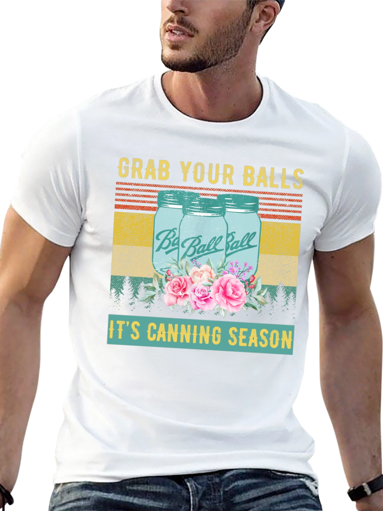 Grab Your Balls Its Canning Season Graphic T-Shirt