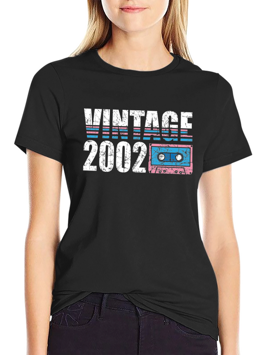 Vintage 2002 Cassette Tape Graphic Tee