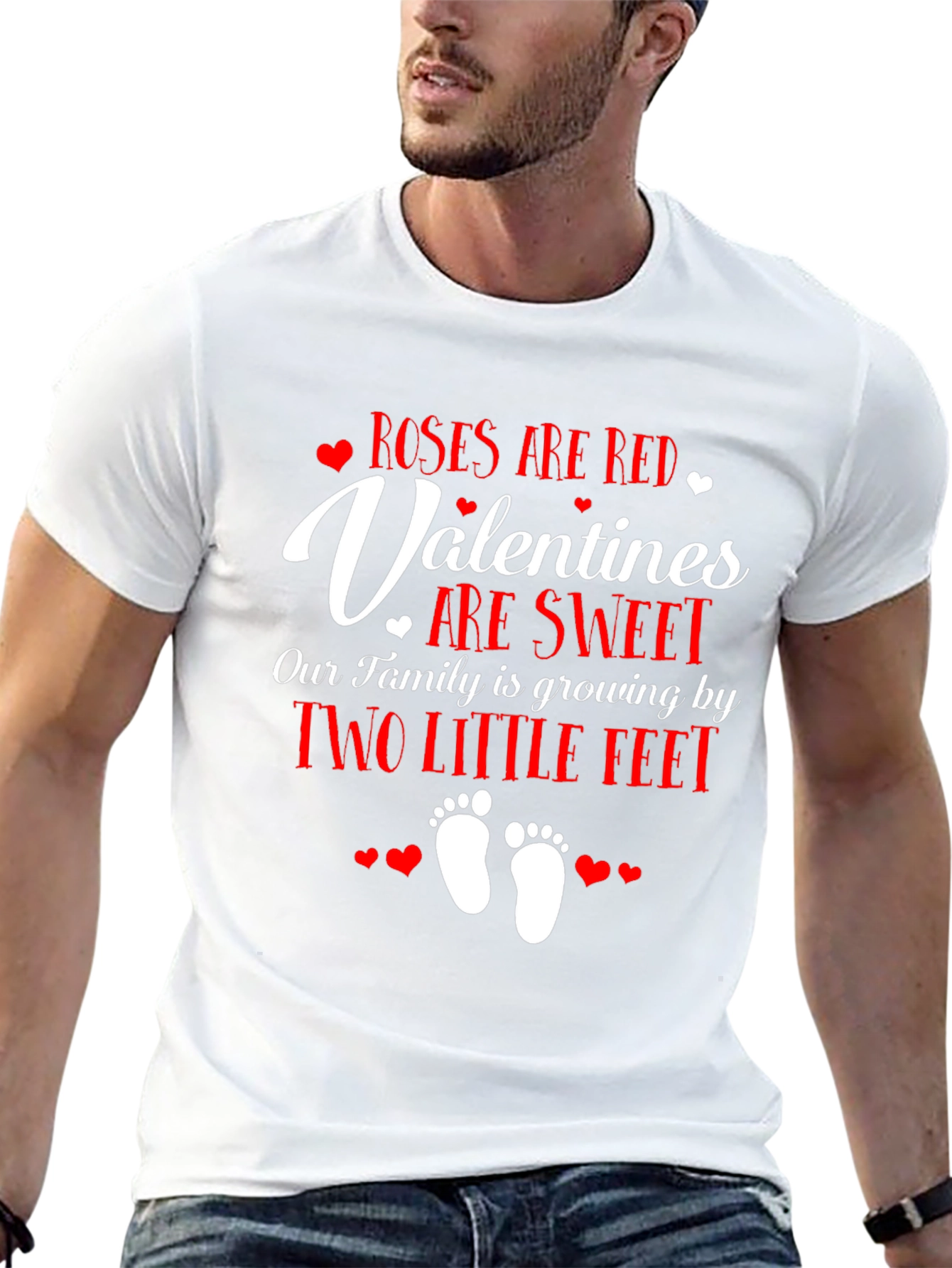 Valentines Day Pregnancy Announcement T-Shirt