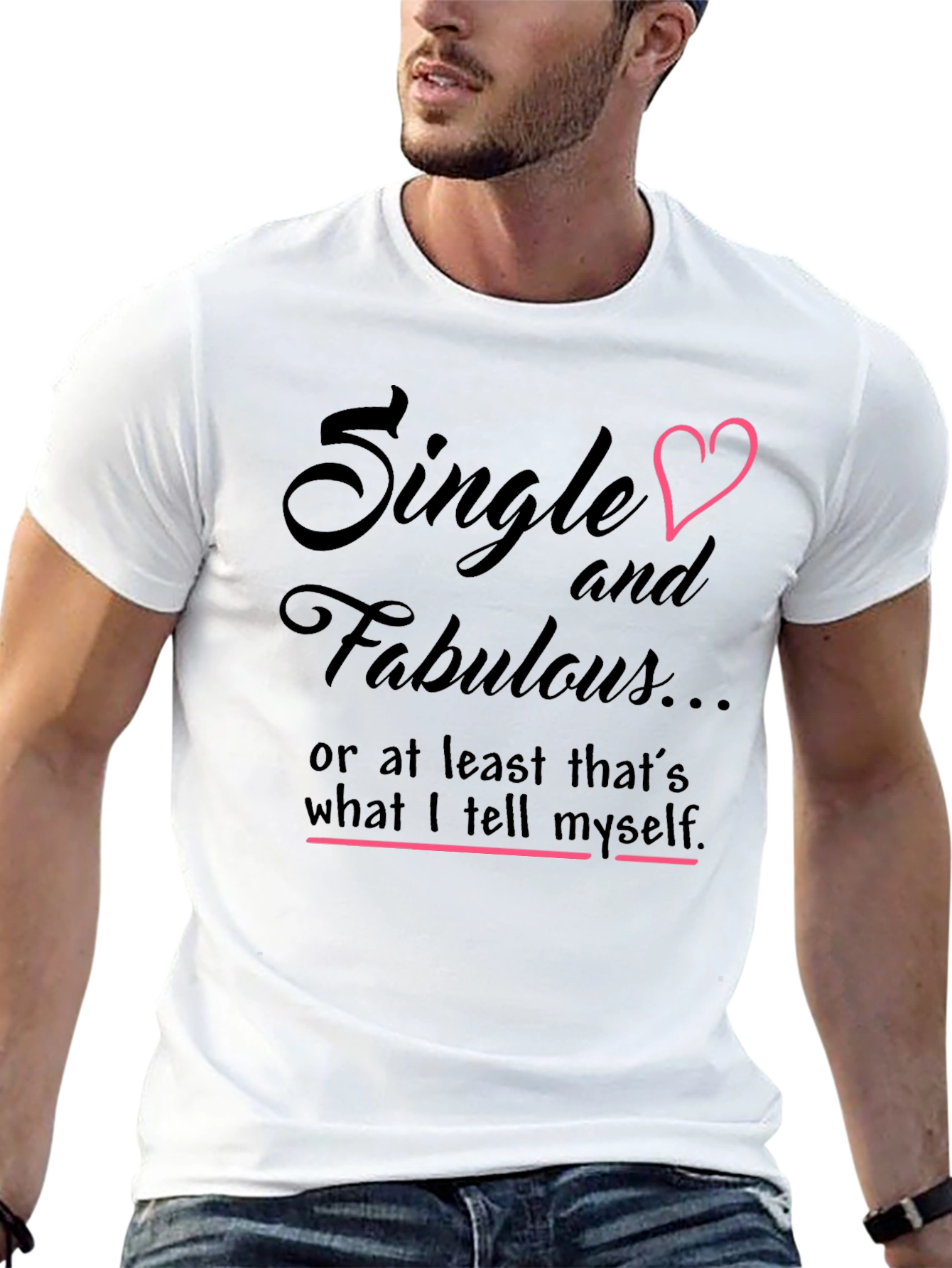 Single & Fabulous Graphic Tee - Black Cotton Shirt