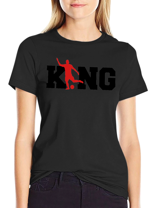 King Soccer Graphic Tee - Black