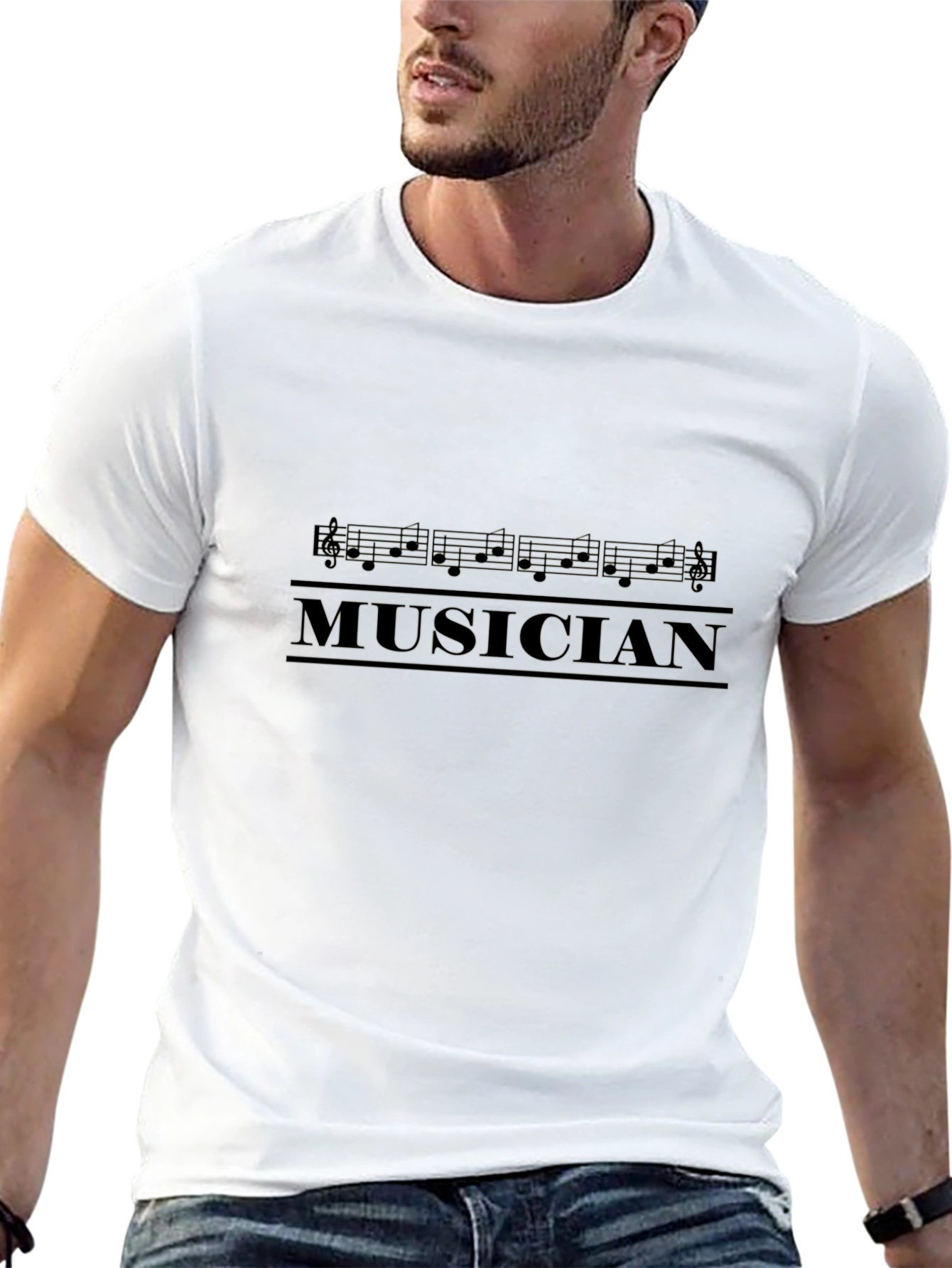 Musician Graphic T-Shirt - Music Lover Tee