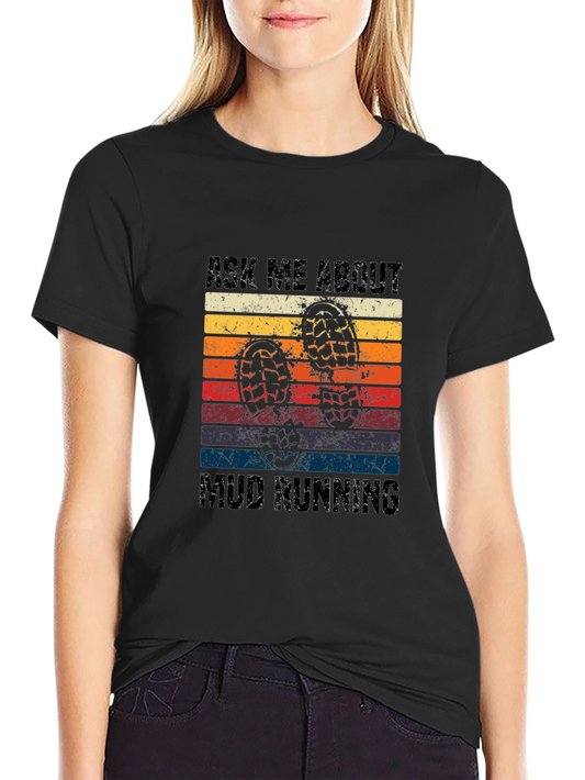 Mud Running Retro T-Shirt