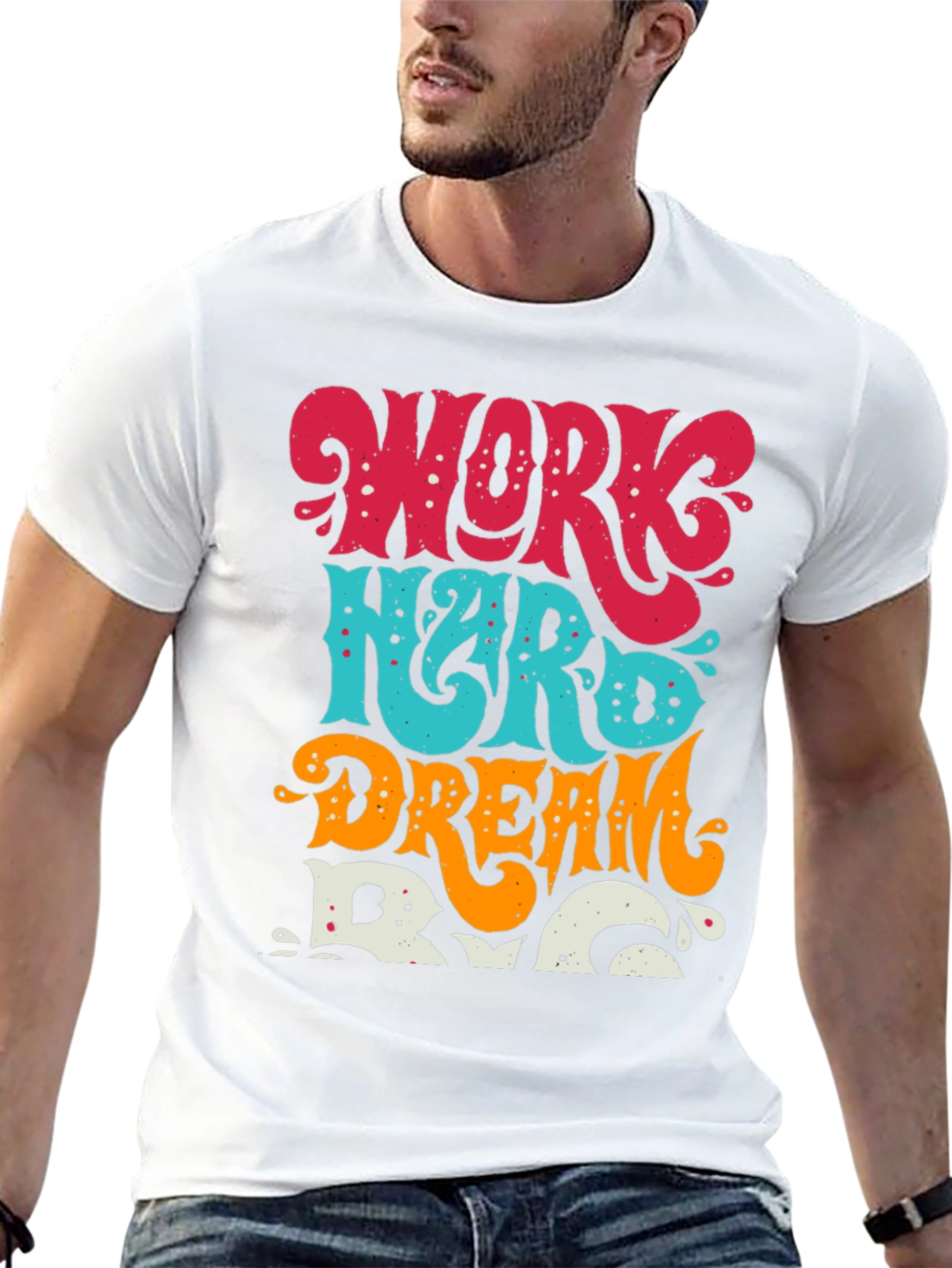 Work Hard Dream Big Graphic Tee