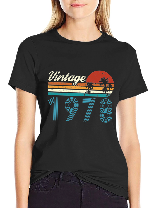 Vintage 1978 Palm Tree Graphic T-Shirt