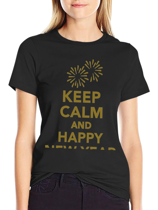 Keep Calm & Happy New Year T-Shirt
