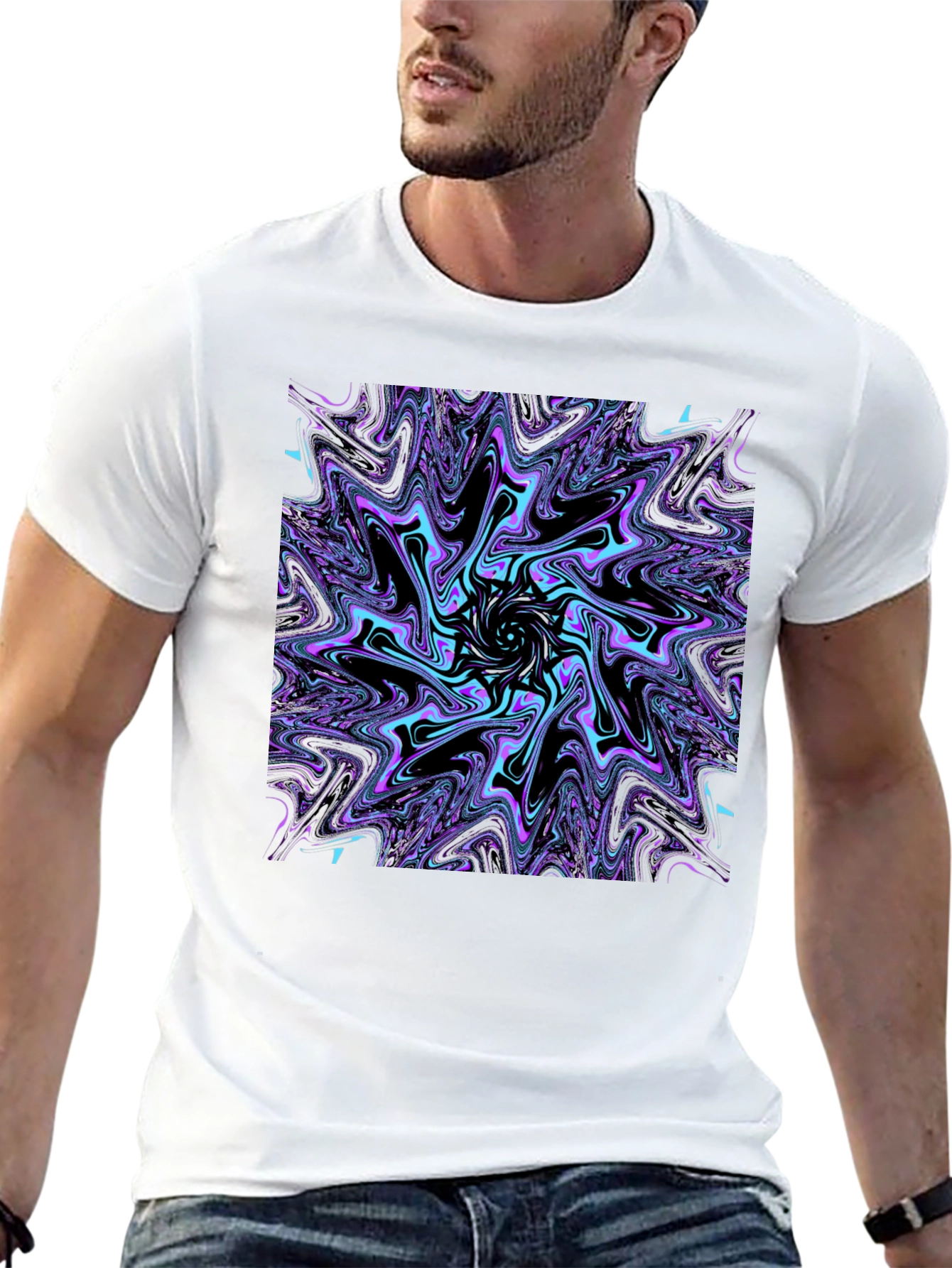 Psychedelic Swirl Graphic Tee
