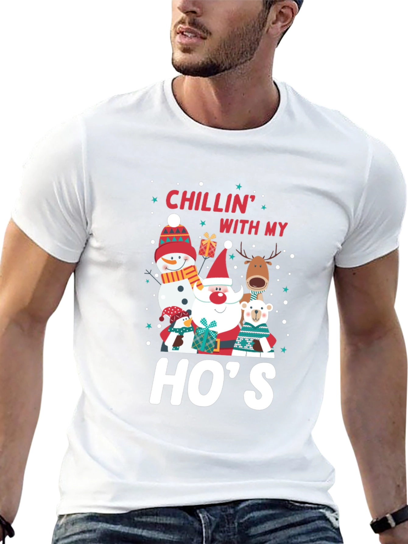 Chillin With My Hos Holiday T-Shirt
