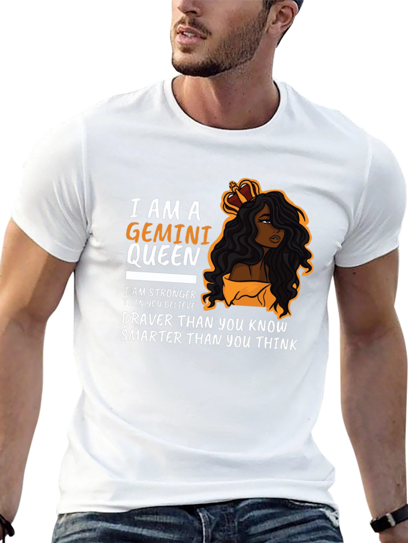 Gemini Queen Graphic Tee - Zodiac Birthday Gift