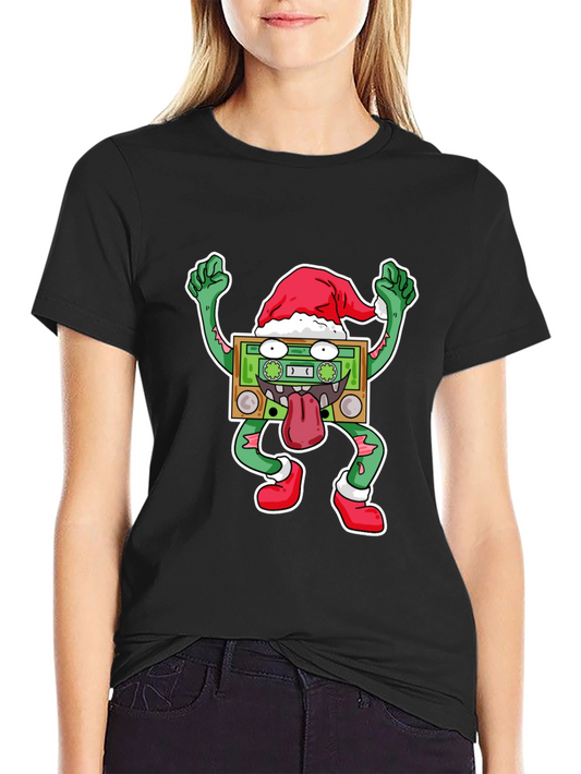 Holiday Cassette Zombie Graphic Tee