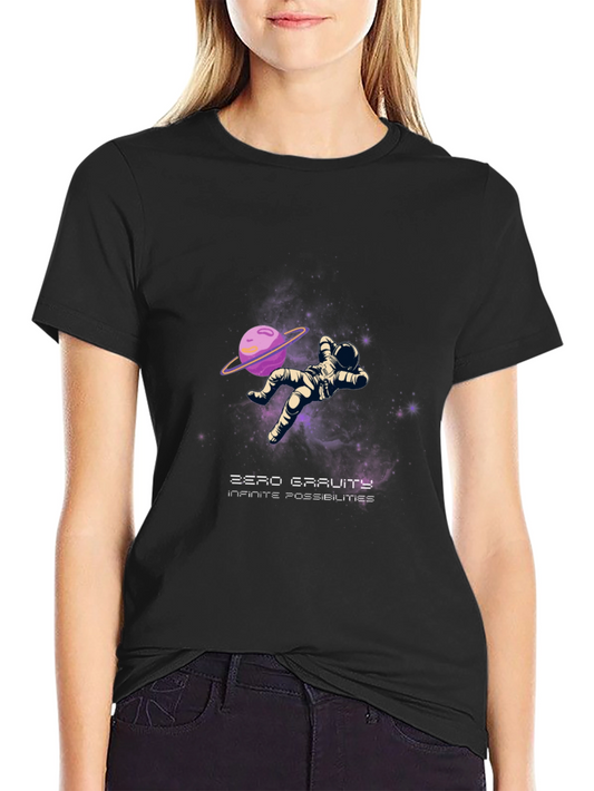 Zero Gravity Astronaut Graphic T-Shirt