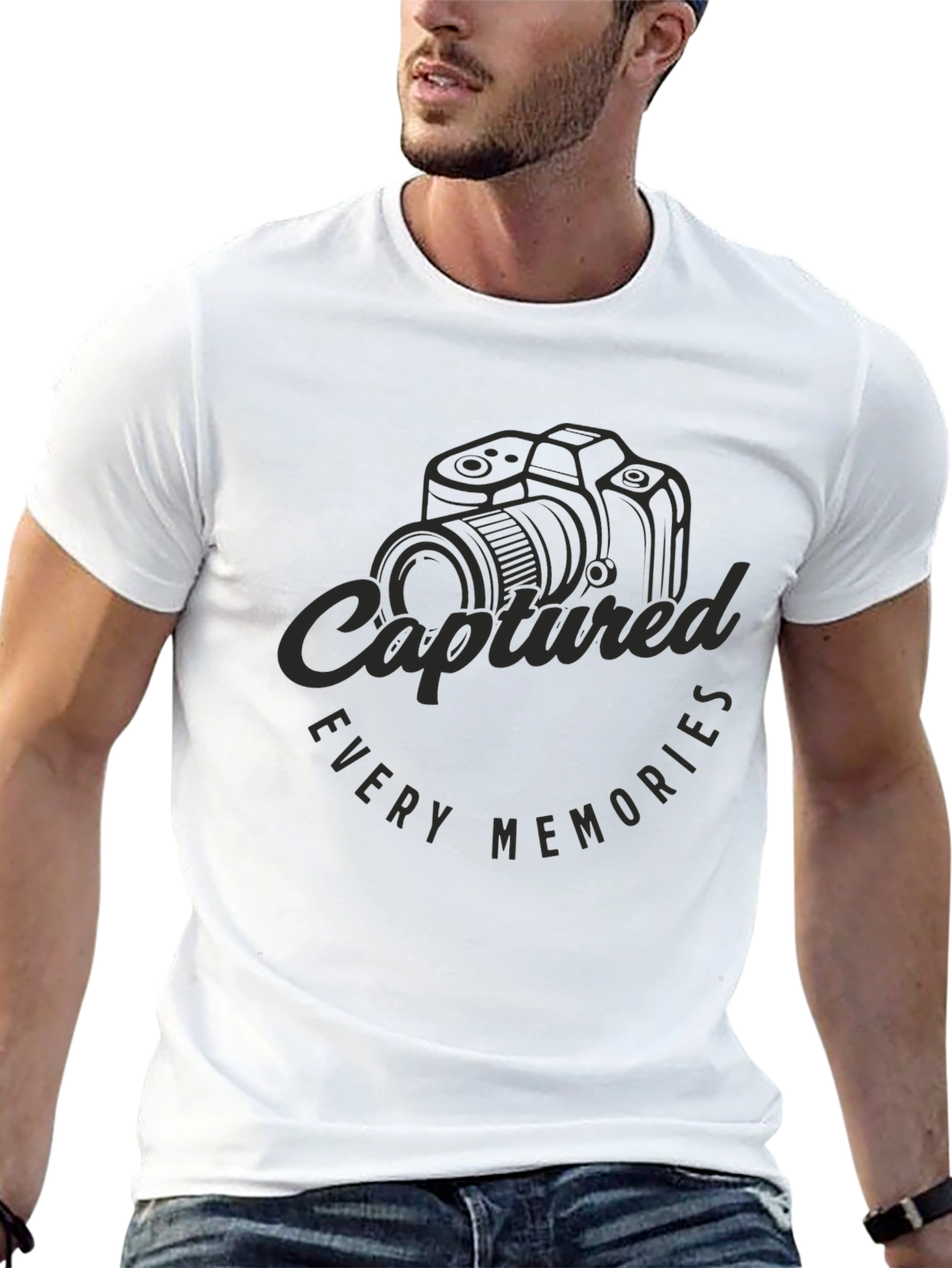 Captured Every Memories T-Shirt: Photography Design