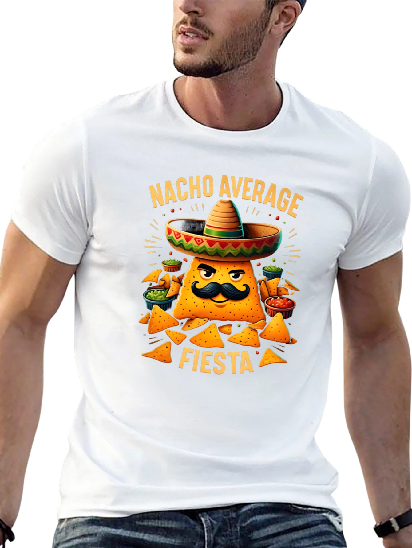 Nacho Average Fiesta Graphic T-Shirt