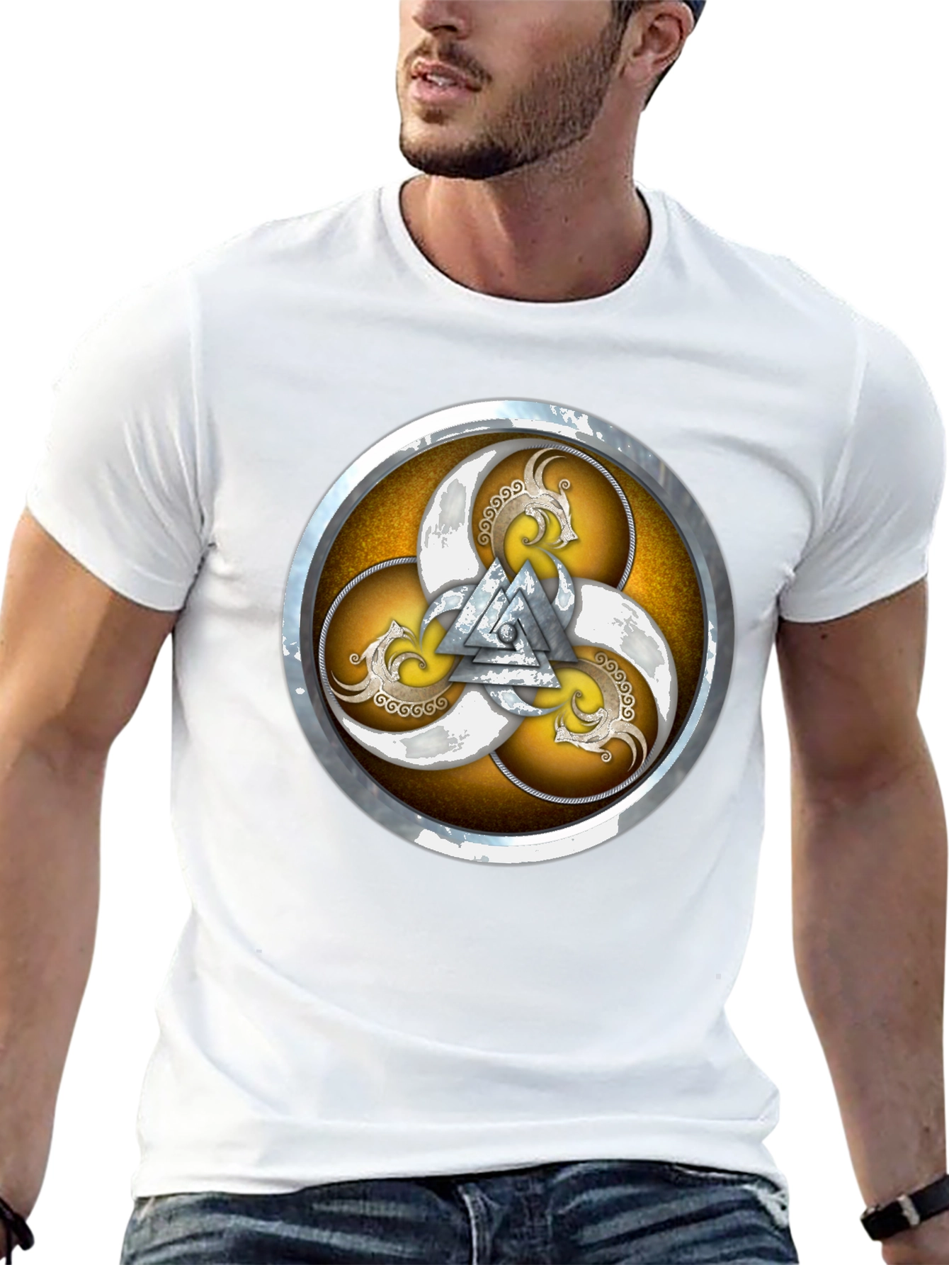 Viking Rune Symbol Graphic T-Shirt