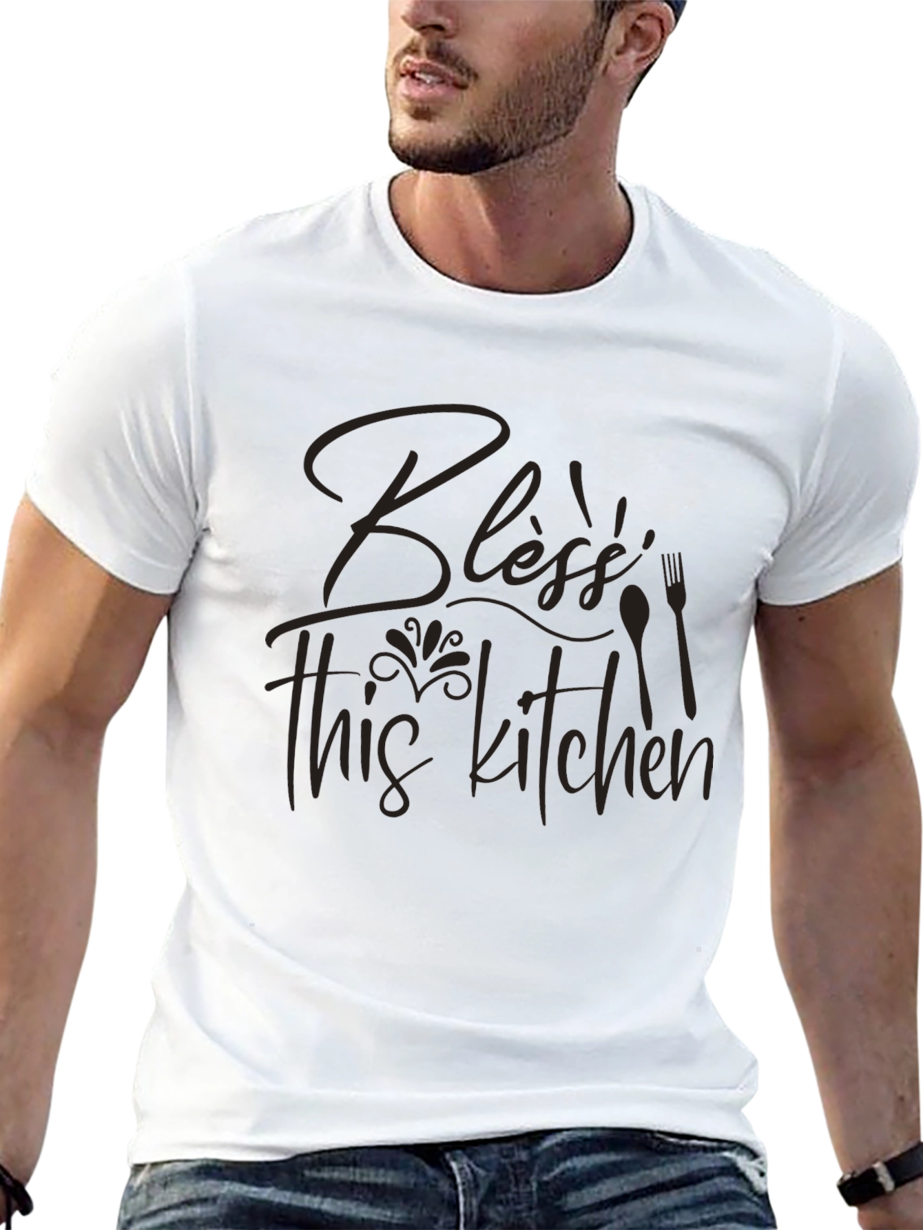 Bless This Kitchen Graphic Tee - Comfort Fit